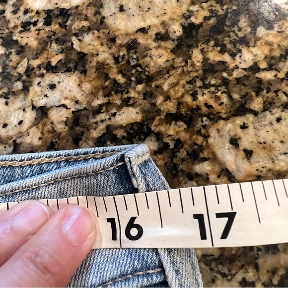 Adriano Goldschmied The Farrah Skinny Ankle Light Wash Raw Hem Jeans Size 32 - Picture 9 of 10